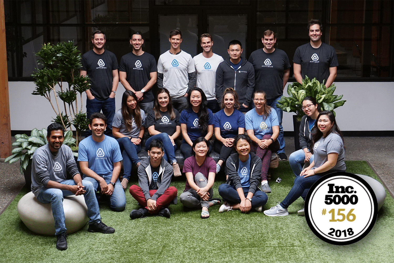 apptimize inc 5000 list